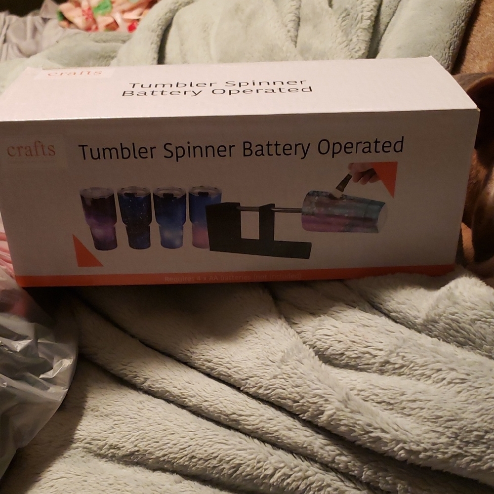Craft Tumbler Spinner - Blue and Purple